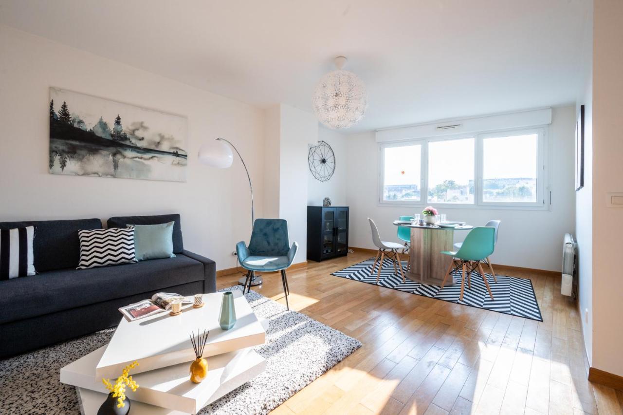 Immotovo - Suite Moderne - Paris 8 Min - Parking - Netflix 维勒瑞夫 外观 照片