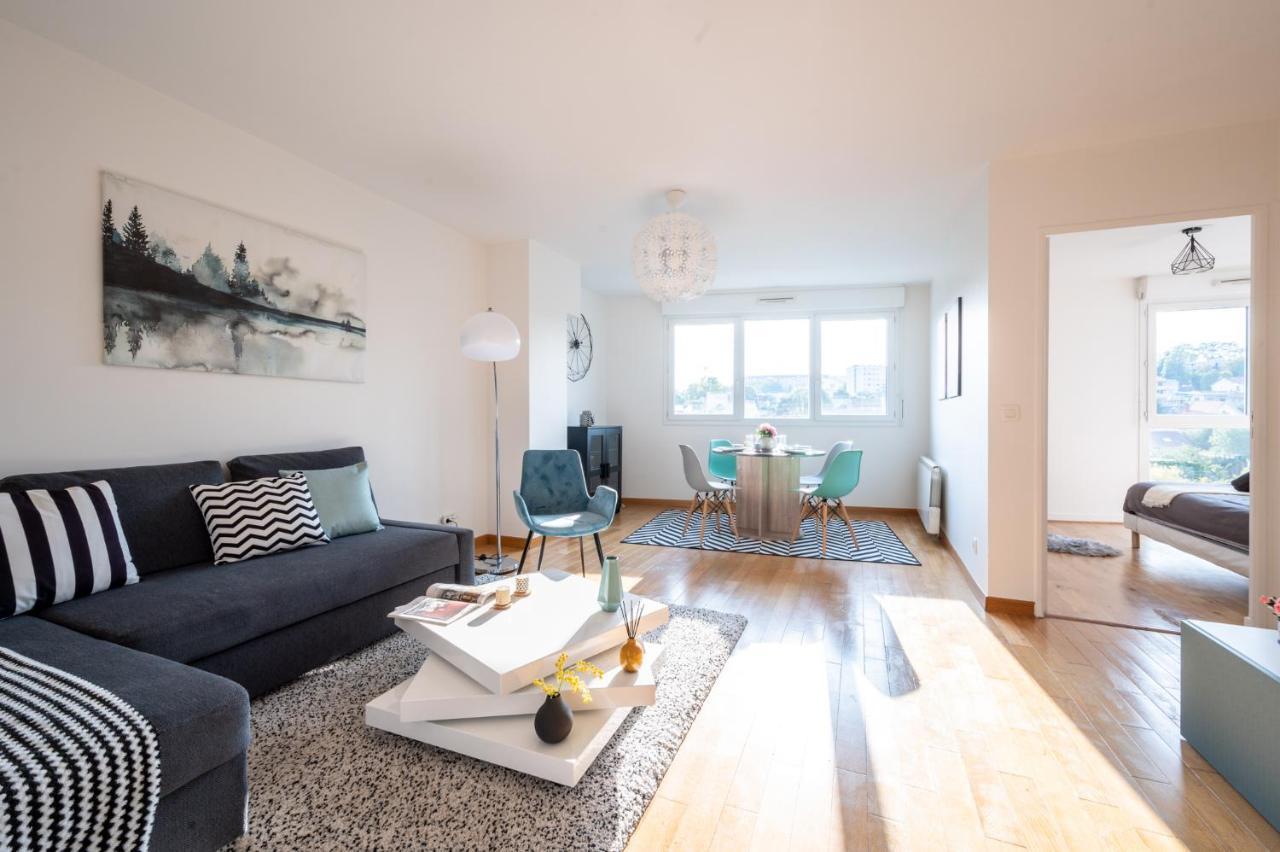 Immotovo - Suite Moderne - Paris 8 Min - Parking - Netflix 维勒瑞夫 外观 照片