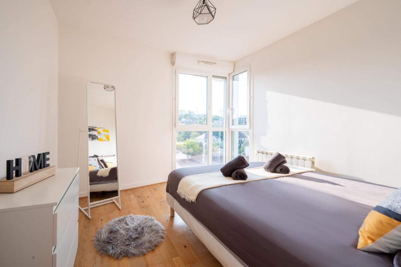 Immotovo - Suite Moderne - Paris 8 Min - Parking - Netflix 维勒瑞夫 外观 照片