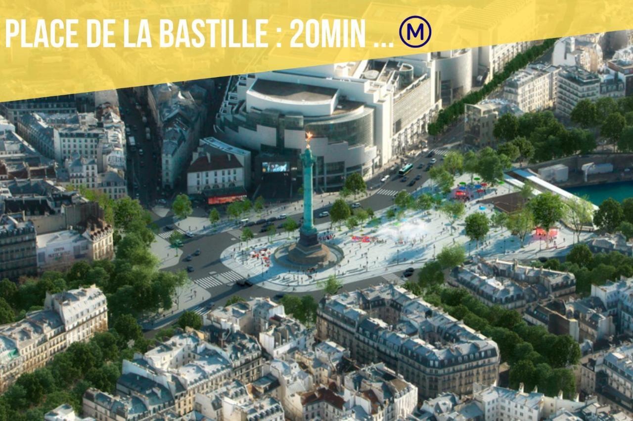 Immotovo - Suite Moderne - Paris 8 Min - Parking - Netflix 维勒瑞夫 外观 照片