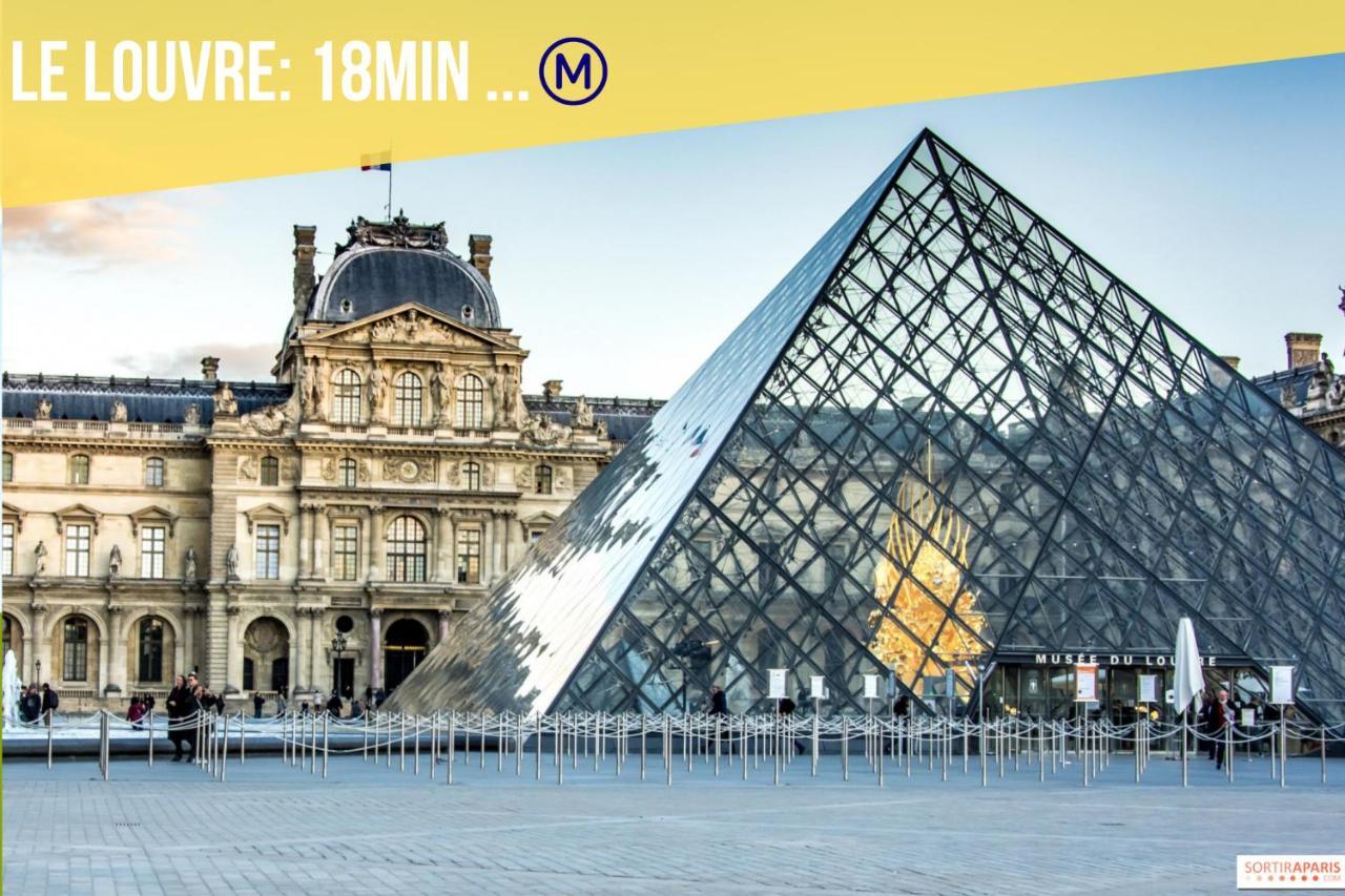 Immotovo - Suite Moderne - Paris 8 Min - Parking - Netflix 维勒瑞夫 外观 照片